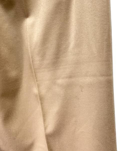 MIU MIU（ミュウミュウ）MIU MIU (ミュウミュウ) センタープレスヴァージンウールスラックス ベージュ サイズ:38の古着・服飾アイテム