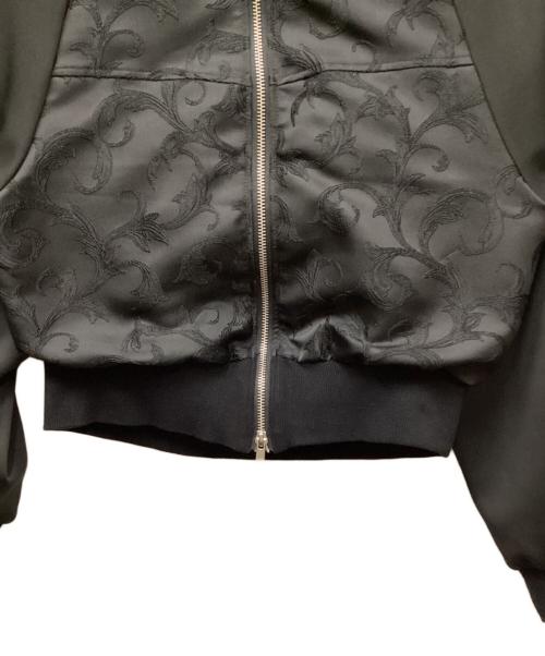 HARE（ハレ）HARE (ハレ) ジャガード切替ジャケット ブラック サイズ:Freeの古着・服飾アイテム