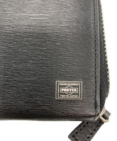PORTER（ポーター）PORTER (ポーター) CURRENT ロングウォレット/カレント ブラックの古着・服飾アイテム