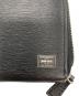 中古・古着 PORTER (ポーター) CURRENT ロングウォレット/カレント ブラック：14000円