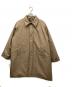 BEAMS（ビームス）の古着「イージーフィットステンカラーコート」｜ブラウン