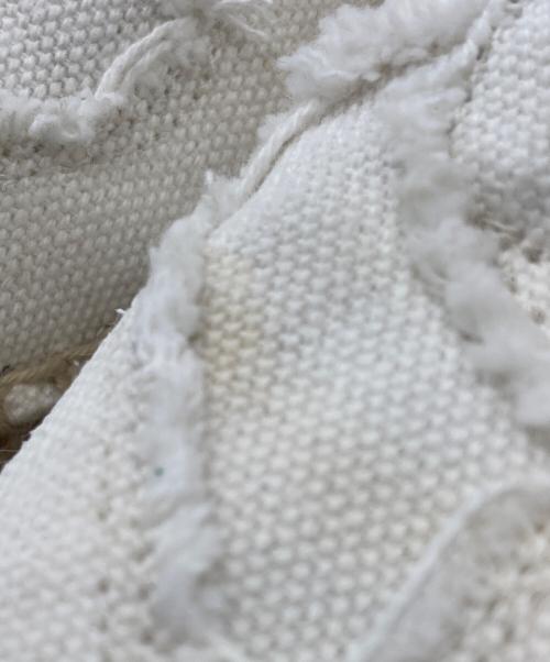 Maison Margiela（メゾンマルジェラ）Maison Margiela (メゾンマルジェラ) ジャーマントレーナーエスパドリーユ アイボリー サイズ:37の古着・服飾アイテム