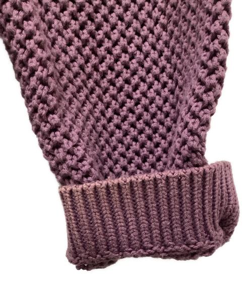 SUPREME（シュプリーム）SUPREME (シュプリーム) Open Knit Small Box Sweater オープンニットスモールボックスセーター パープル サイズ:Lの古着・服飾アイテム