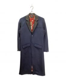 glamb（グラム）の古着「Floria long chester coat/フロリダロングチェスターコート」｜ネイビー