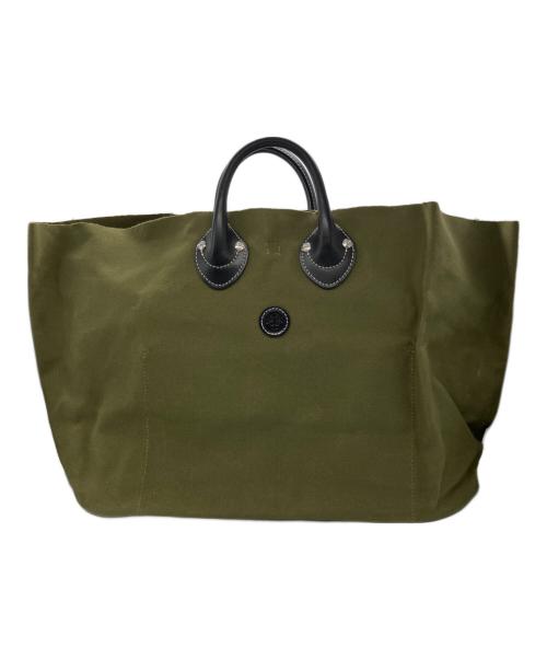 木の庄帆布（キノショウハンプ）木の庄帆布 (キノショウハンプ) トートバッグ グリーンの古着・服飾アイテム