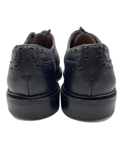 berwick（バーウィック）berwick (バーウィック) シボ革ウィングチップシューズ ブラック サイズ:7 1/2の古着・服飾アイテム