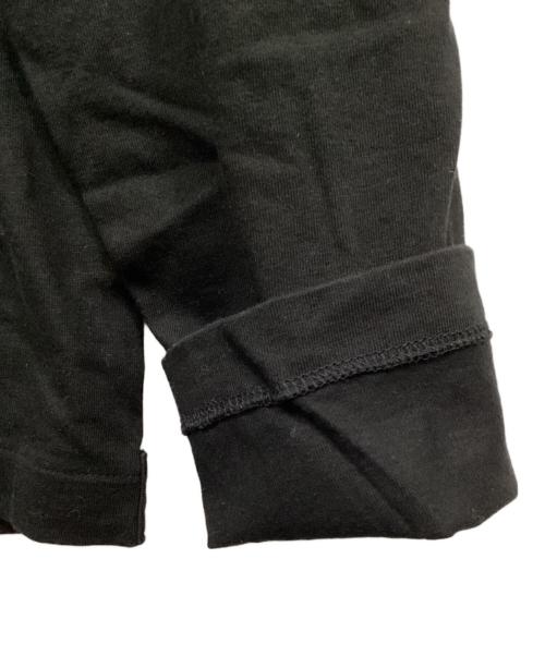 agnes b homme（アニエスベーオム）agnes b homme (アニエスベーオム) コットンカーディガンプレッション ブラック サイズ:2の古着・服飾アイテム