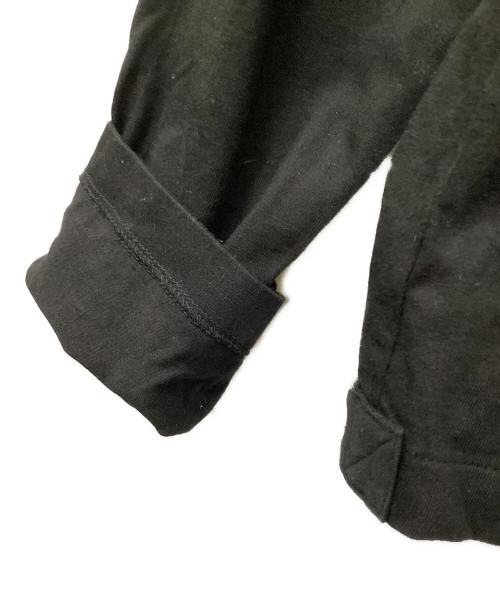 agnes b homme（アニエスベーオム）agnes b homme (アニエスベーオム) コットンカーディガンプレッション ブラック サイズ:2の古着・服飾アイテム