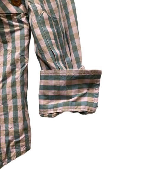 Vivienne Westwood man（ヴィヴィアン ウェストウッド マン）Vivienne Westwood man (ヴィヴィアン ウェストウッド マン) ギンガムチェックパズルシャツ ピンク サイズ:表記無しの古着・服飾アイテム