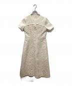 JILL STUARTジルスチュアート）の古着「ソニアレースドッキングワンピース」｜アイボリー