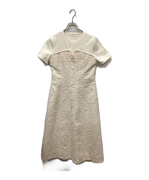 JILL STUART（ジルスチュアート）JILL STUART (ジルスチュアート) ソニアレースドッキングワンピース アイボリー サイズ:2 未使用品の古着・服飾アイテム