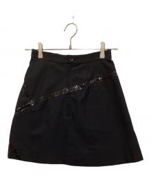 COMME des GARCONS（コムデギャルソン）の古着「ミニスカート」｜ブラック