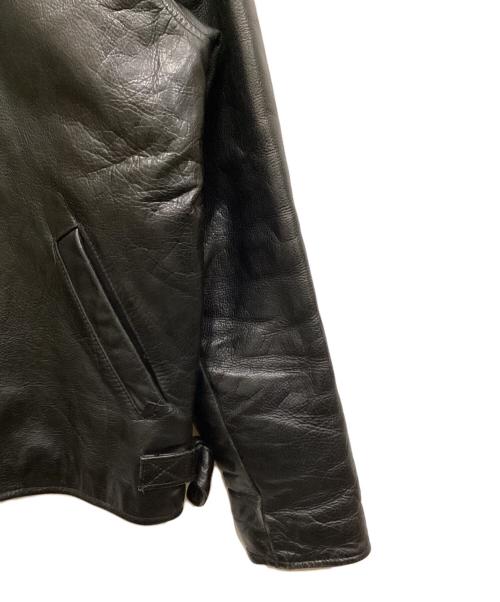 VENT COUVERT（ヴァンクヴェール）VENT COUVERT (ヴァンクヴェール) レザージャケット ブラック サイズ:Sの古着・服飾アイテム