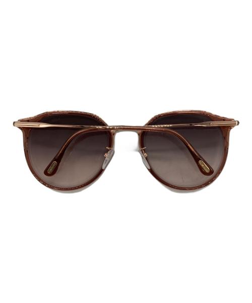 TOM FORD（トムフォード）TOM FORD (トムフォード) サングラス クリアブラウン/ピンクゴールド サイズ:55□23の古着・服飾アイテム