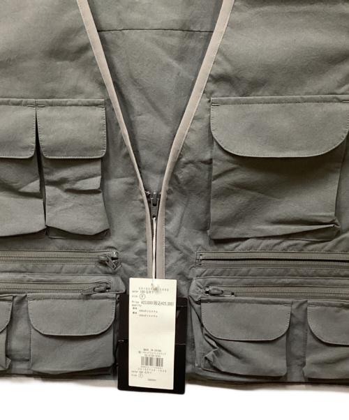 AZUL by moussy（アズールバイマウジー）AZUL by moussy (アズールバイマウジー) フィッシャーマンベスト グレー サイズ:Free 未使用品の古着・服飾アイテム