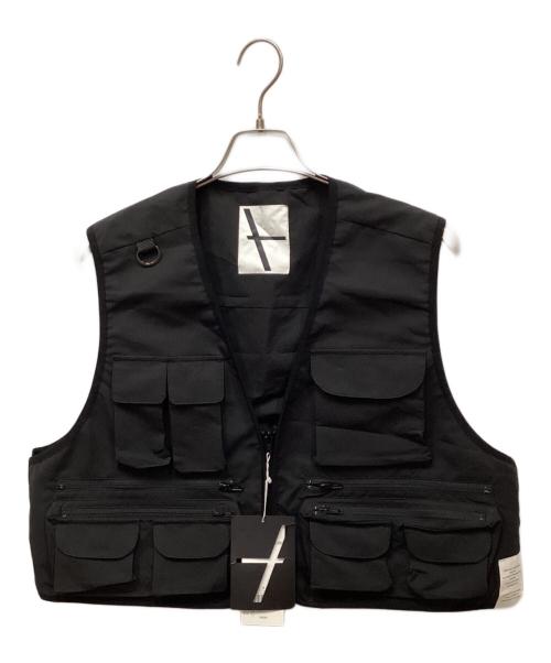 AZUL by moussy（アズールバイマウジー）AZUL by moussy (アズールバイマウジー) フィッシャーマンベスト ブラック サイズ:Free 未使用品の古着・服飾アイテム