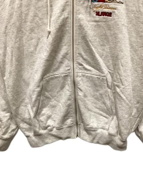 X-LARGE（エクストララージ）X-LARGE (エクストララージ) ジップパーカー アイボリー サイズ:Mの古着・服飾アイテム