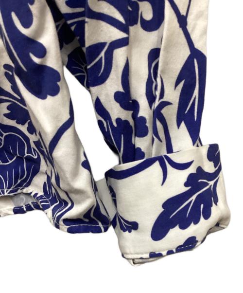 Tnewties（トゥエンティーズ）Tnewties (トゥエンティーズ) セーラーカラーシノワズリブラウス ブルー サイズ:Sの古着・服飾アイテム