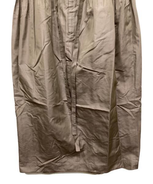 BLAMINK（ブラミンク）BLAMINK (ブラミンク) ウエストプリーツスカート ブラウン サイズ:36の古着・服飾アイテム