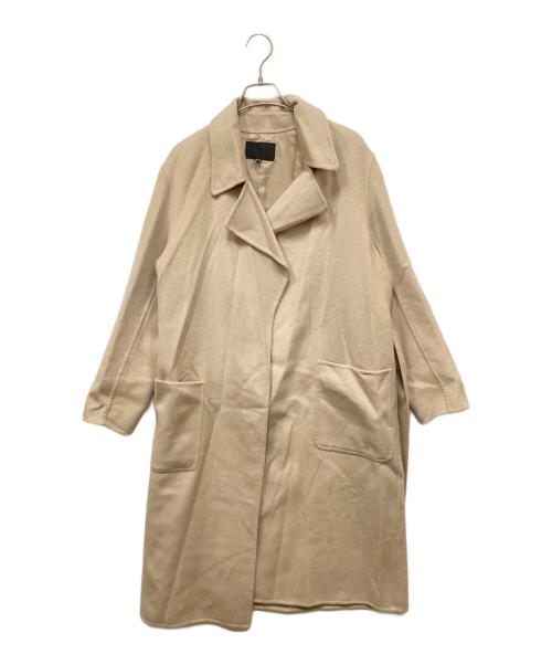 icB（アイシービー）icB (アイシービー) Wool Rever トレンチ型コート/ウールレバー ベージュ サイズ:9の古着・服飾アイテム