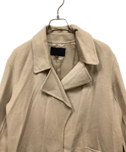icB（アイシービー）icB (アイシービー) Wool Rever トレンチ型コート/ウールレバー ベージュ サイズ:9の古着・服飾アイテム