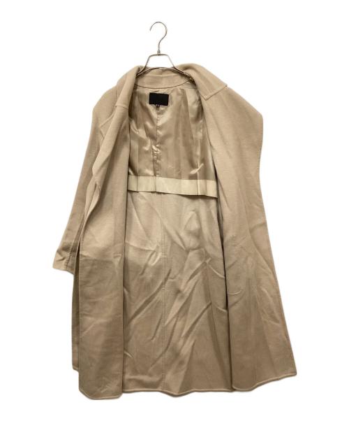 icB（アイシービー）icB (アイシービー) Wool Rever トレンチ型コート/ウールレバー ベージュ サイズ:9の古着・服飾アイテム