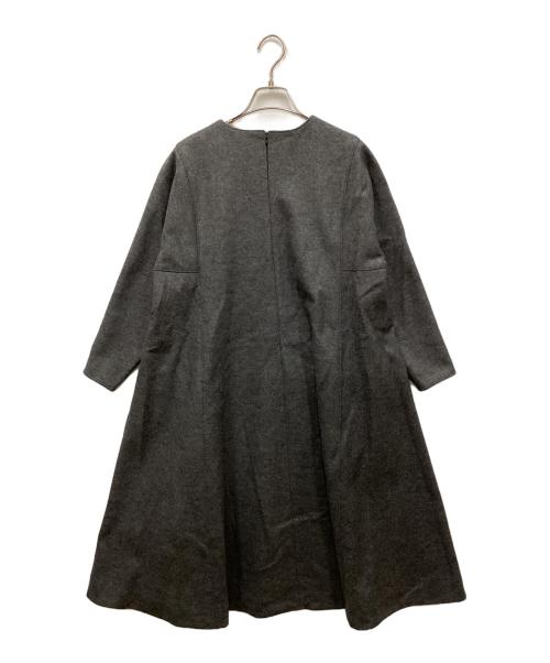 RITA JEANS TOKYO R/R（リタジーンズトウキョウ）RITA JEANS TOKYO R/R (リタジーンズトウキョウ) ウールワンピース グレー サイズ:1の古着・服飾アイテム