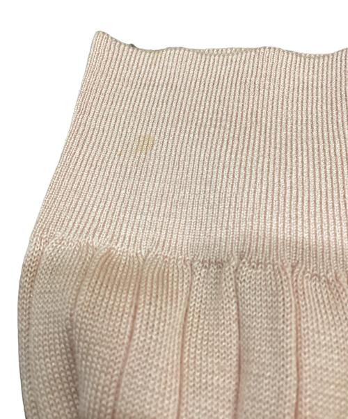 SLOANE（スローン）SLOANE (スローン) 18GシルクリブVネックカーディガン ピンク サイズ:2の古着・服飾アイテム