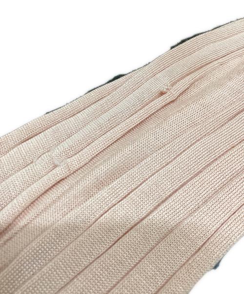 SLOANE（スローン）SLOANE (スローン) 18GシルクリブVネックカーディガン ピンク サイズ:2の古着・服飾アイテム