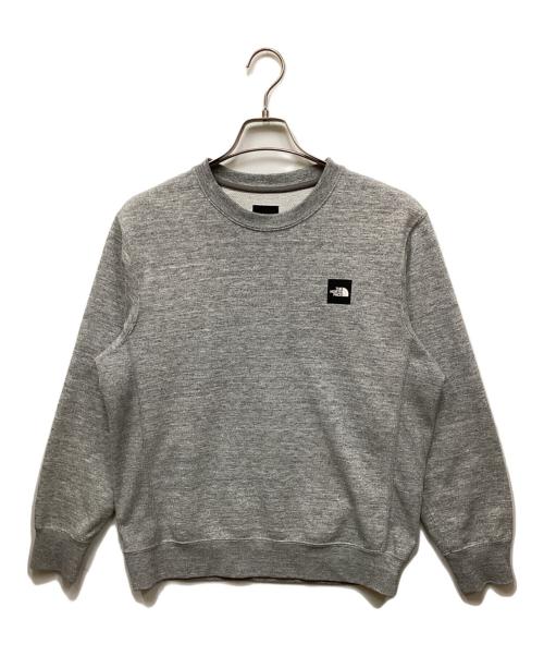 THE NORTH FACE（ザ ノース フェイス）THE NORTH FACE (ザ ノース フェイス) Heather Logo Crew/ヘザーロゴクルー グレー サイズ:Lの古着・服飾アイテム