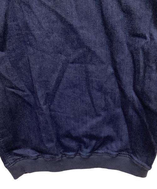 PAPAS（パパス）PAPAS (パパス) デニムMA-1ジャケット インディゴ サイズ:LLの古着・服飾アイテム