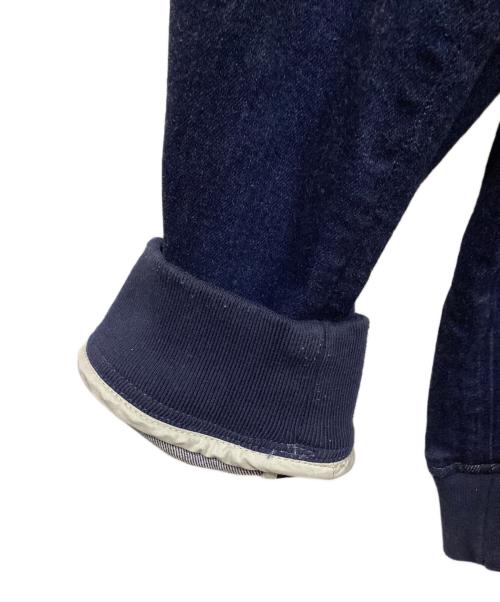 PAPAS（パパス）PAPAS (パパス) デニムMA-1ジャケット インディゴ サイズ:LLの古着・服飾アイテム