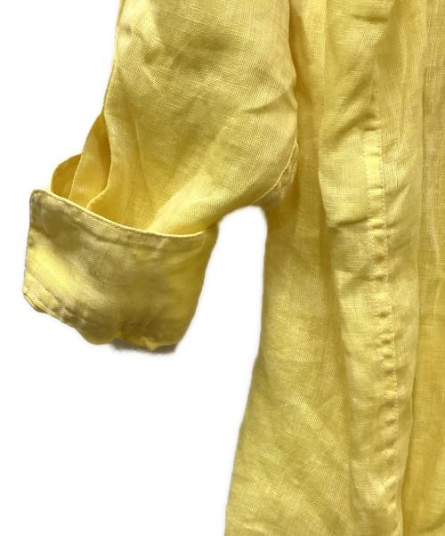 PAPAS（パパス）PAPAS (パパス) リネンシャツ イエロー サイズ:LLの古着・服飾アイテム