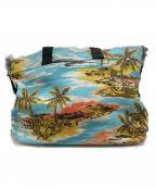 COACHコーチ）の古着「2WAYハワイアントートバッグ」｜スカイブルー