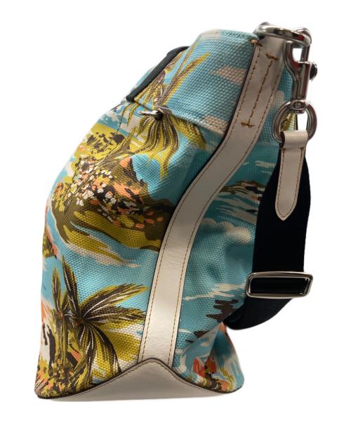 COACH（コーチ）COACH (コーチ) 2WAYハワイアントートバッグ スカイブルーの古着・服飾アイテム