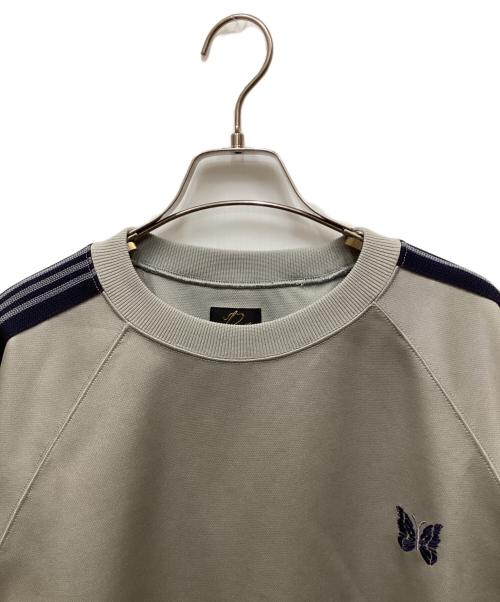 Needles（ニードルズ）Needles (ニードルズ) トラッククルーネックTシャツ グレー サイズ:Mの古着・服飾アイテム