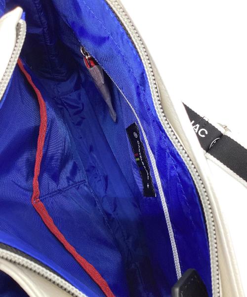 CASTELBAJAC（カステルバジャック）CASTELBAJAC (カステルバジャック) モノグラムショルダーバッグ ホワイトの古着・服飾アイテム