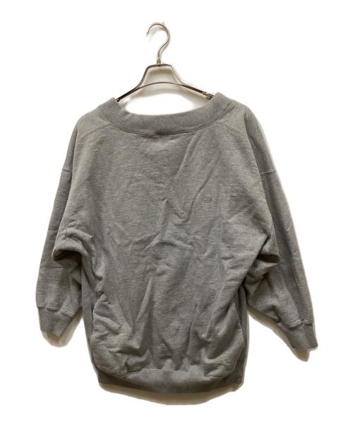 BALENCIAGA（バレンシアガ）BALENCIAGA (バレンシアガ) リバースロゴ刺繍スウェット グレー サイズ:XSの古着・服飾アイテム