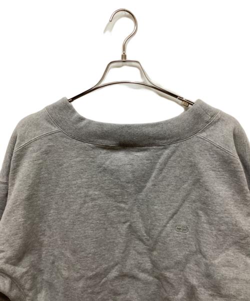 BALENCIAGA（バレンシアガ）BALENCIAGA (バレンシアガ) リバースロゴ刺繍スウェット グレー サイズ:XSの古着・服飾アイテム
