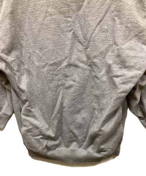 BALENCIAGA（バレンシアガ）BALENCIAGA (バレンシアガ) リバースロゴ刺繍スウェット グレー サイズ:XSの古着・服飾アイテム