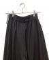 中古・古着 anuans (アニュアンス) ギャザーボリュームワイドパンツ ブラック サイズ:S 未使用品：7000円