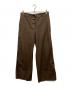 JIL SANDER+（ジルサンダープラス）の古着「コットンワイドパンツ」｜ブラウン