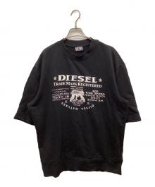 DIESEL（ディーゼル）の古着「半袖スウェット」｜ブラック