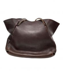 Ense（アンサ）の古着「レザートートバッグ」｜ブラウン