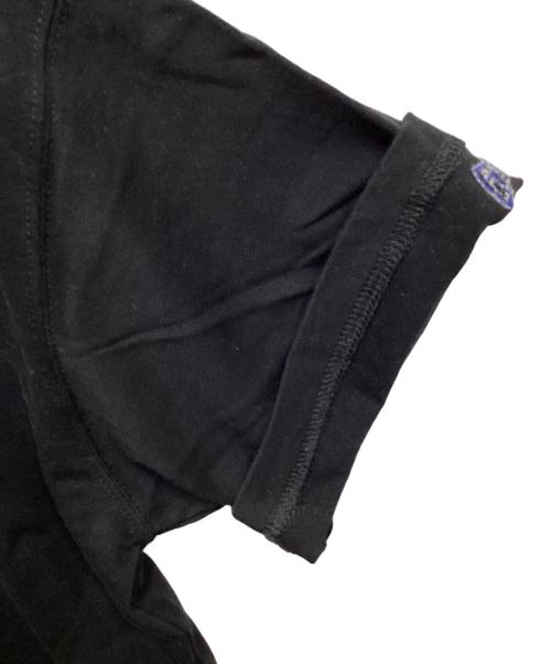 New Era（ニューエラ）New Era (ニューエラ) YOHJI YAMAMOTO (ヨウジヤマモト) ロゴ刺繍Tシャツ ブラック サイズ:XLの古着・服飾アイテム