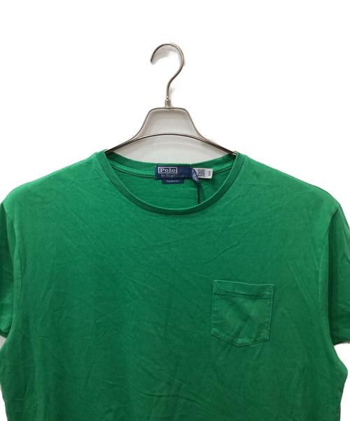 POLO RALPH LAUREN（ポロ・ラルフローレン）POLO RALPH LAUREN (ポロ・ラルフローレン) ビックサイズポケットTシャツ グリーン サイズ:XL 未使用品の古着・服飾アイテム
