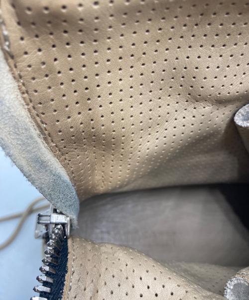 BALMAIN（バルマン）BALMAIN (バルマン) バックジップハイカットスニーカー ベージュ サイズ:41の古着・服飾アイテム