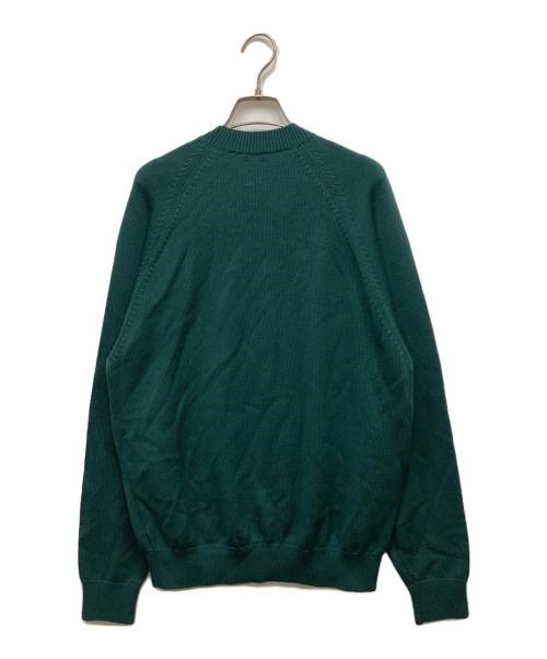 BATONER（バトナ―）BATONER (バトナ―) AGING WOOL RAGLAN SLEEVE CREW NECK グリーン サイズ:1の古着・服飾アイテム