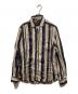 NIGEL CABOURN（ナイジェルケーボン）の古着「マルチストライプリネンシャツ」｜ネイビー