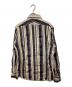 NIGEL CABOURN (ナイジェルケーボン) マルチストライプリネンシャツ ネイビー サイズ:48：11000円